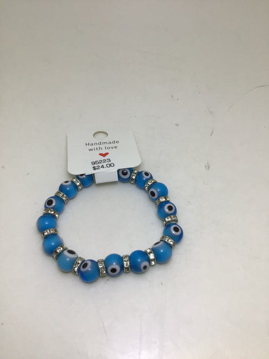 Aqua Evil Eye Bracelet