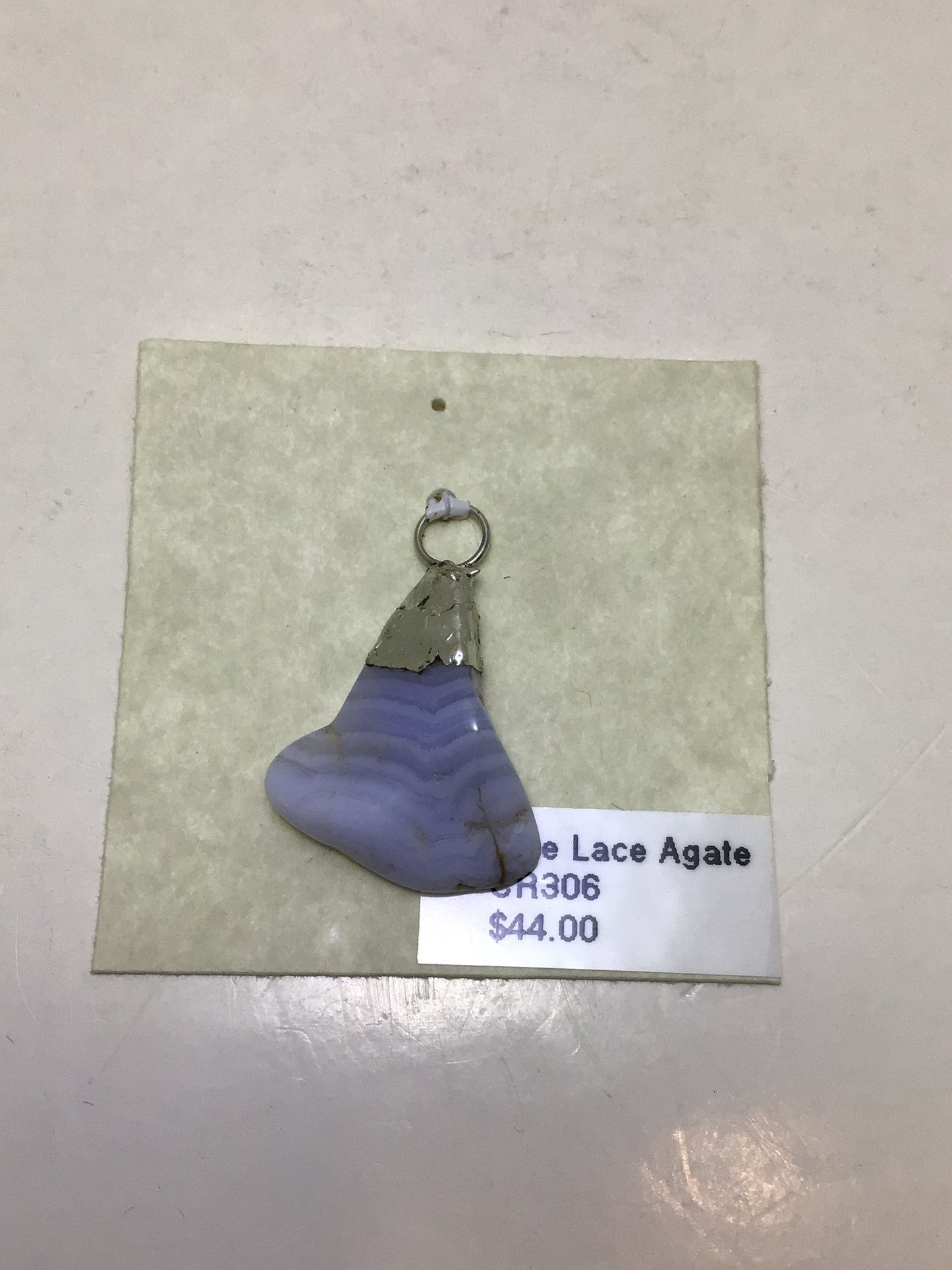 Blue Lace Agate Pendant