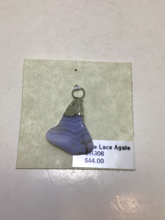 Blue Lace Agate Pendant