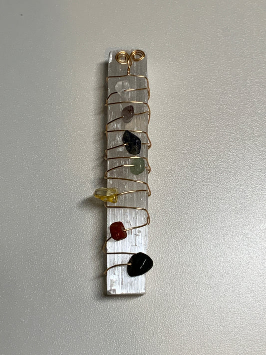 Selenite Chakra Stone Wand