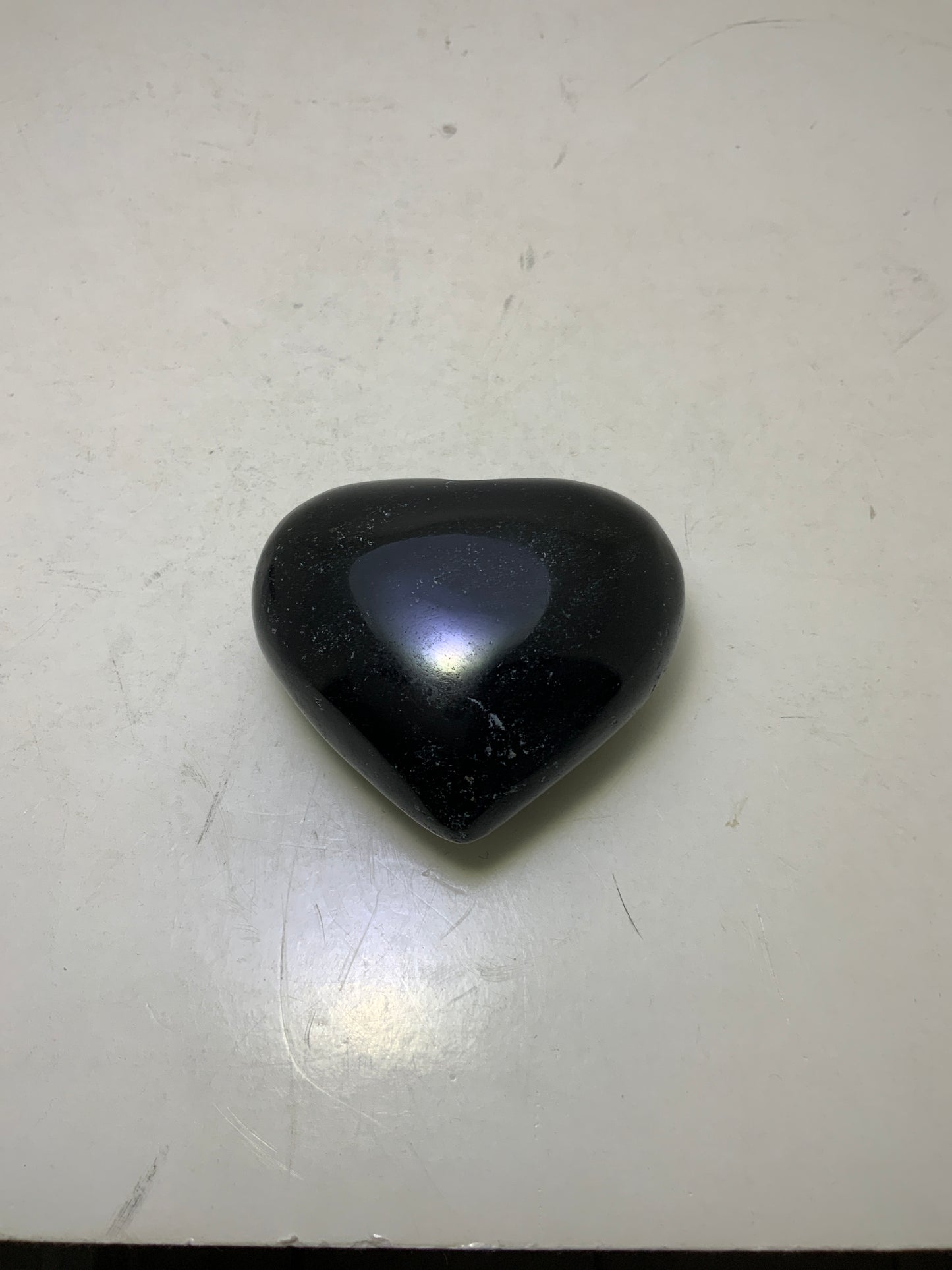 Black Tourmaline Heart