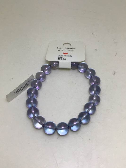 Tanzanite Aura Quartz Bracelet