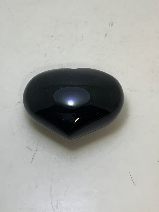 Rainbow Obsidian Heart
