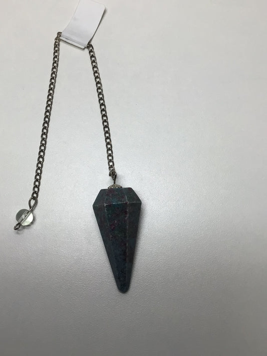 Ruby Kyanite Pendulum