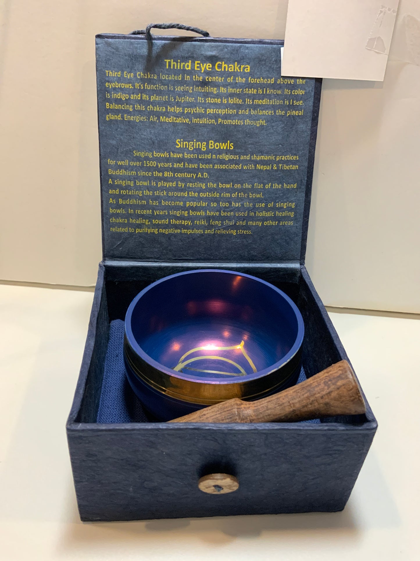 3rd Eye Chakra Indigo Singing Bowl