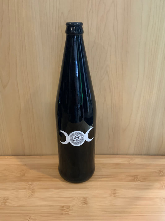 Celtic Triple Moon Incense Burning Bottle