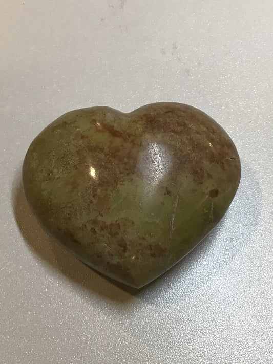 Green Opal Heart