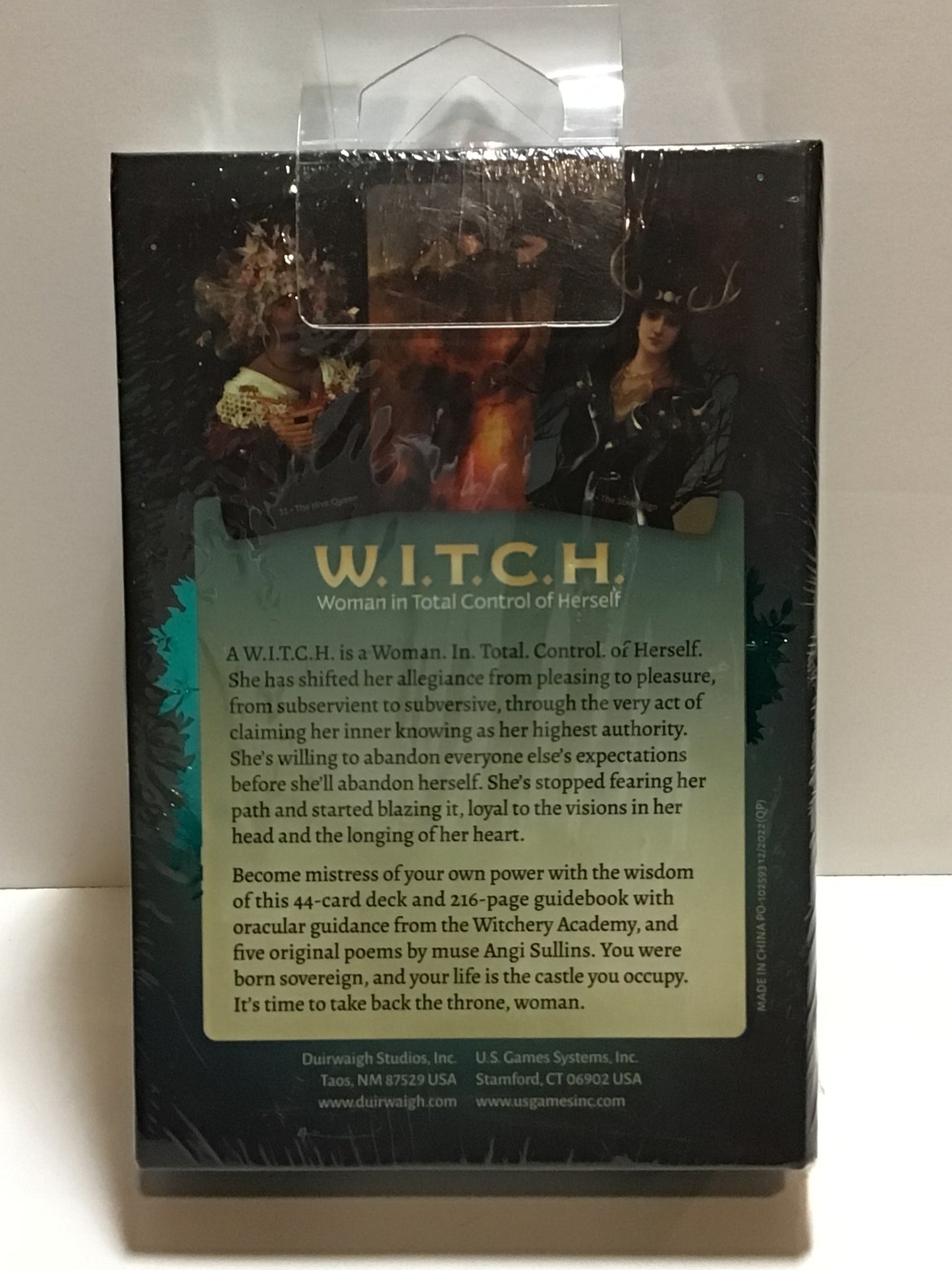 W.I.T.C.H. Woman in Total Control of Herself