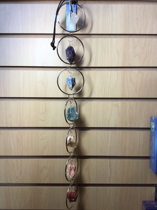 Rough Chakra Stone Hanging