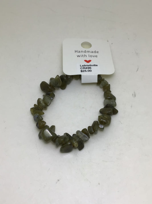 Labradorite Stone Chip Bracelet