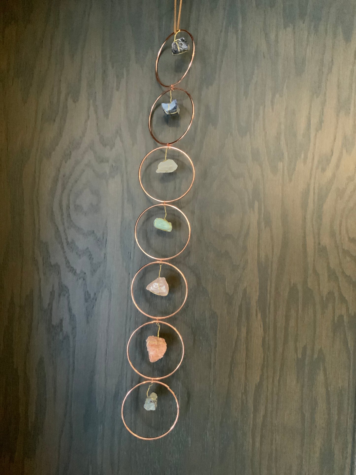 Rough Chakra Stone Hanging
