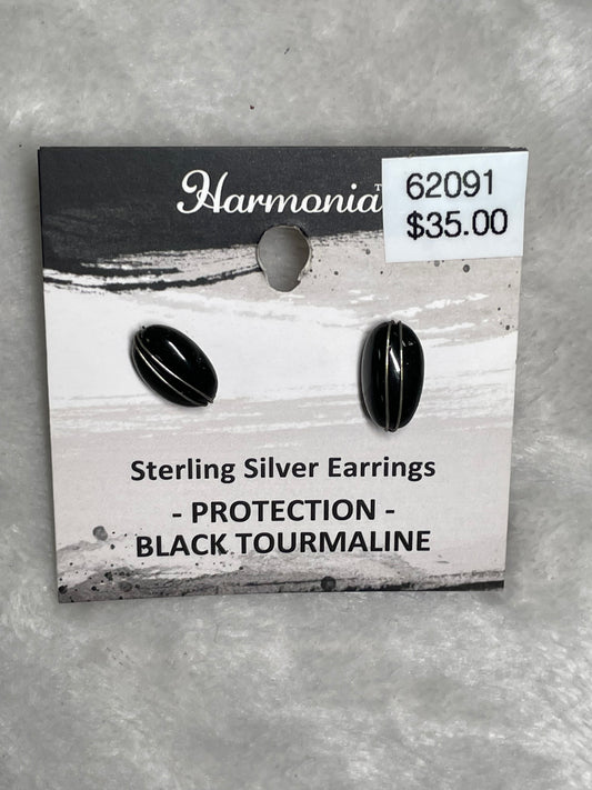 Black Tourmaline Earrings
