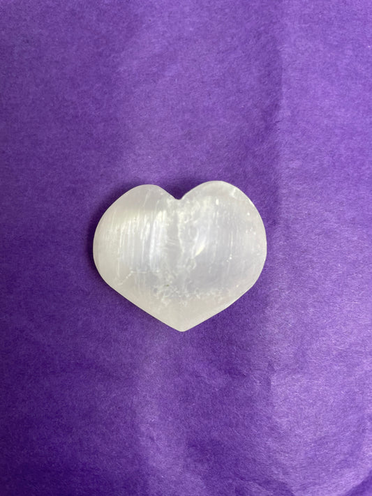 Selenite Heart