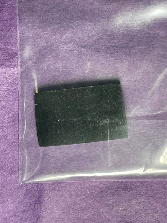 Black Tourmaline Cell Phone Protection Plate.