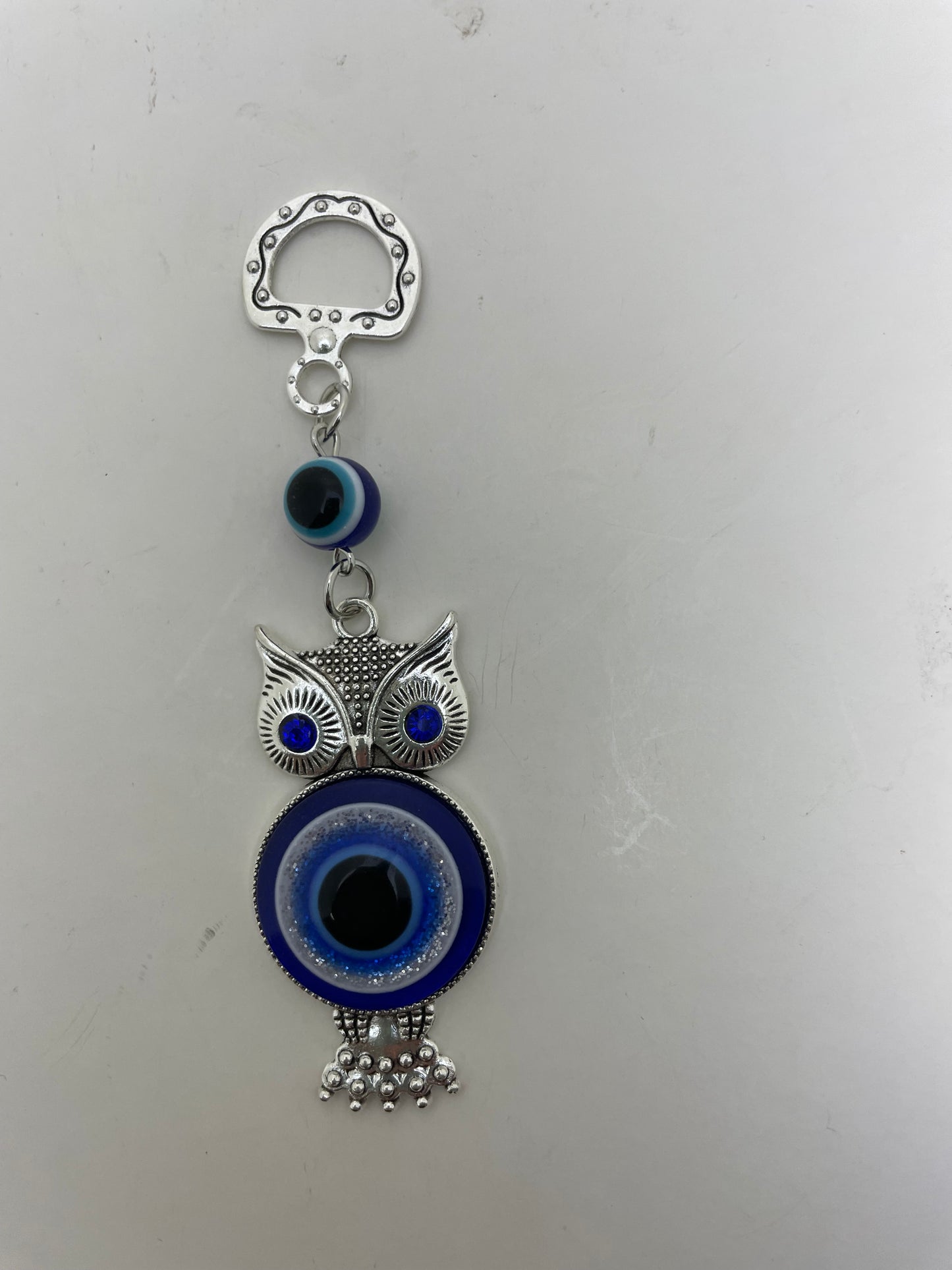 Owl Evil Eye Protection Key Chain