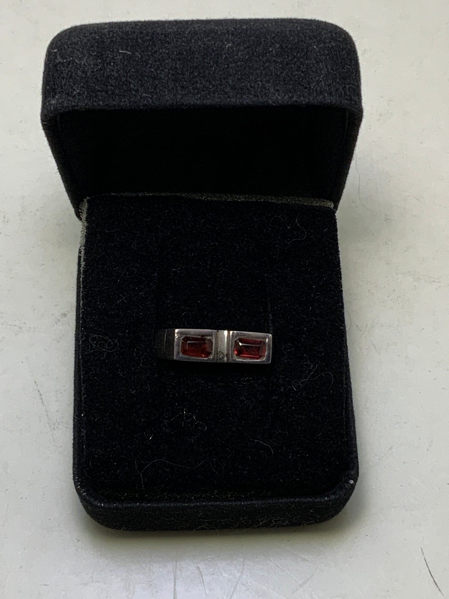 Garnet Sterling Silver Rings