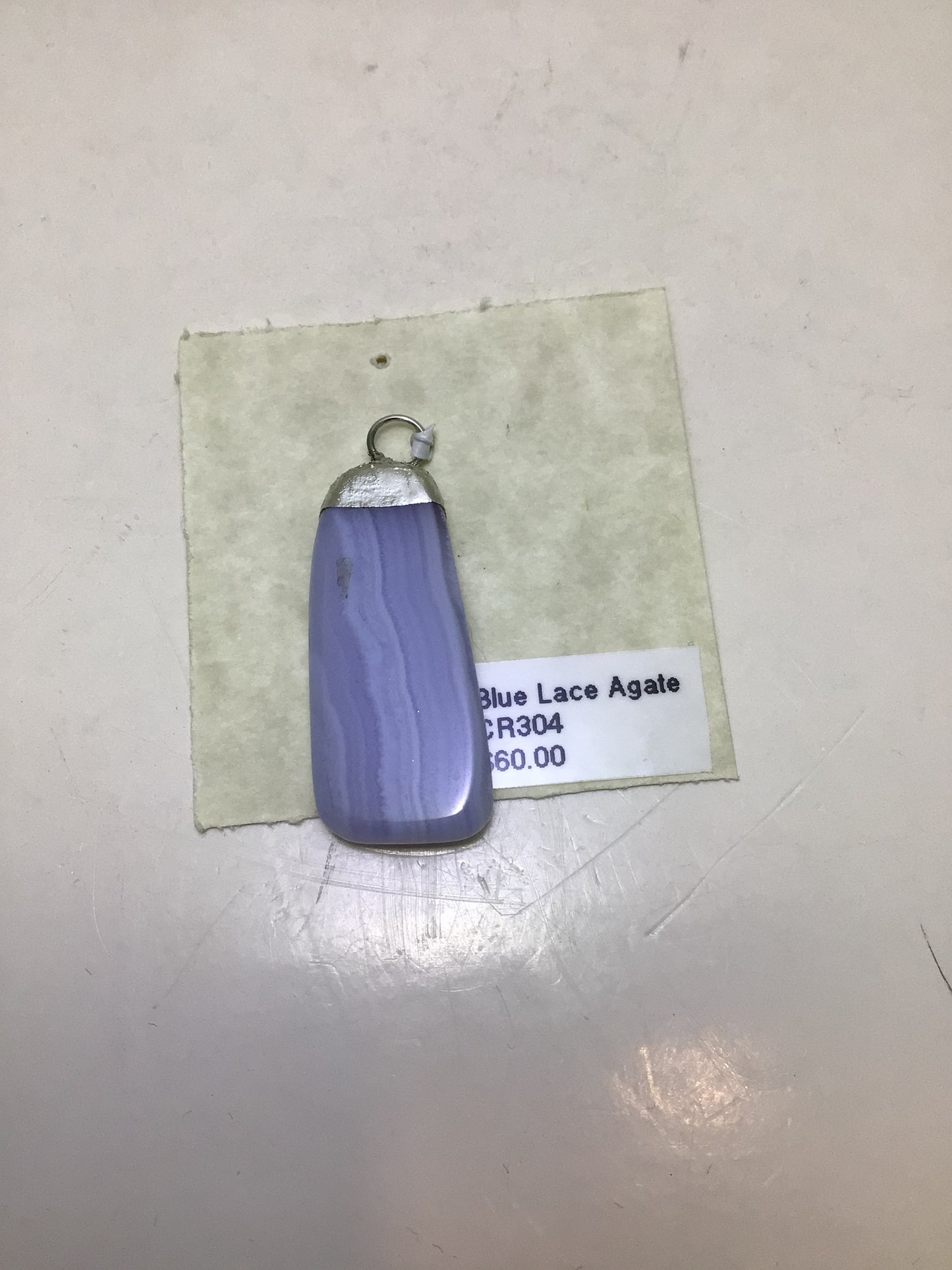 Blue Lace Agate Pendant