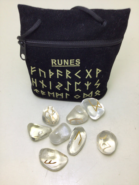 Clear Quartz Rune Stones