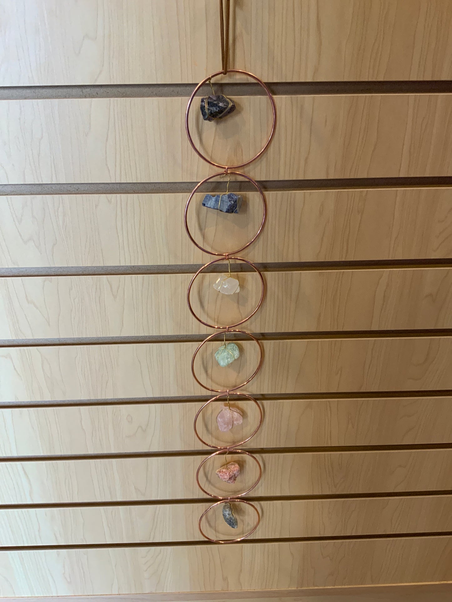 Rough Chakra Stone Hanging