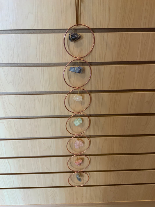 Rough Chakra Stone Hanging