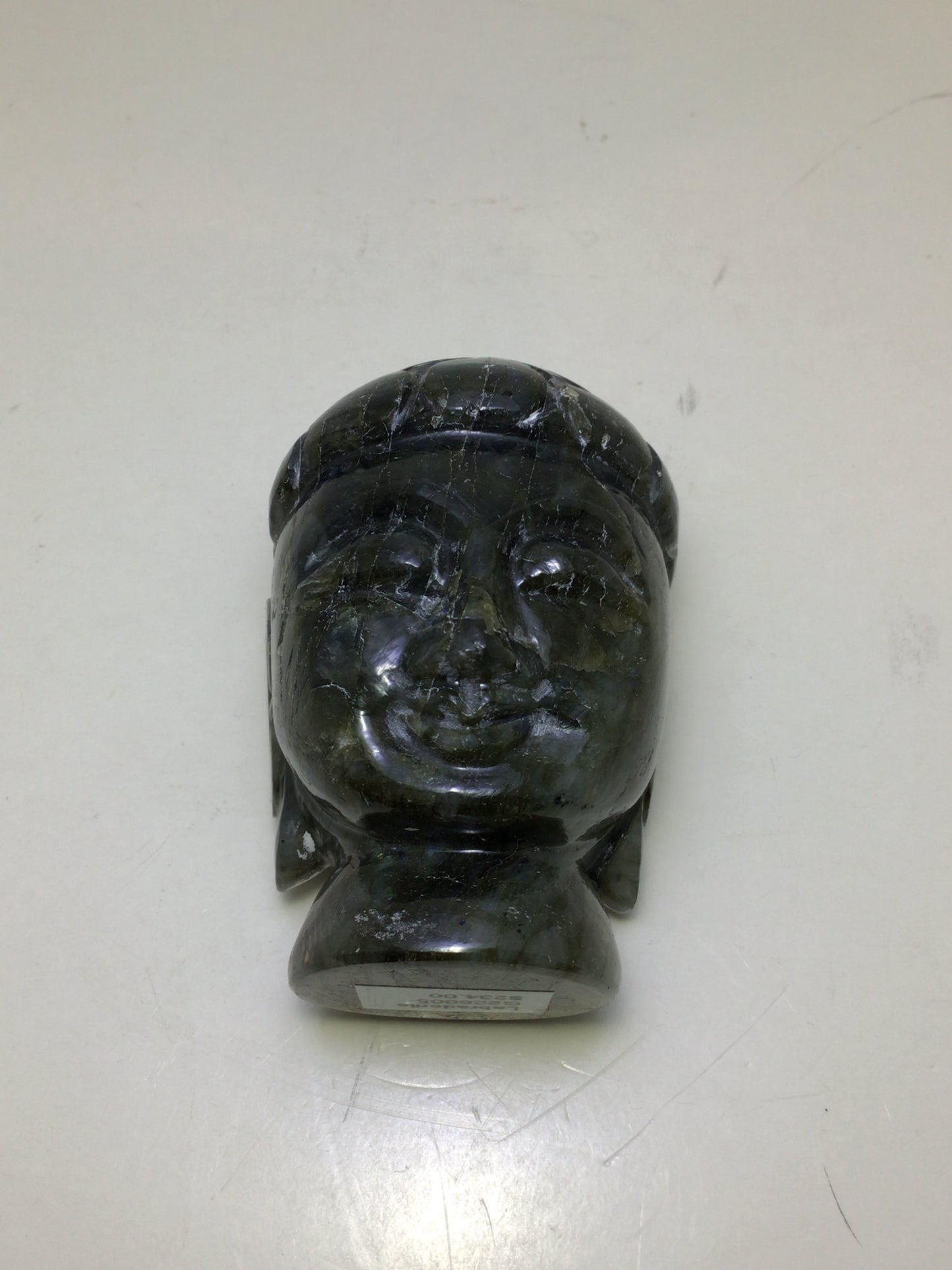 Labradorite Buddha Head