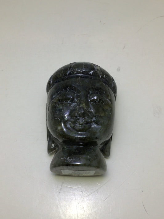 Labradorite Buddha Head