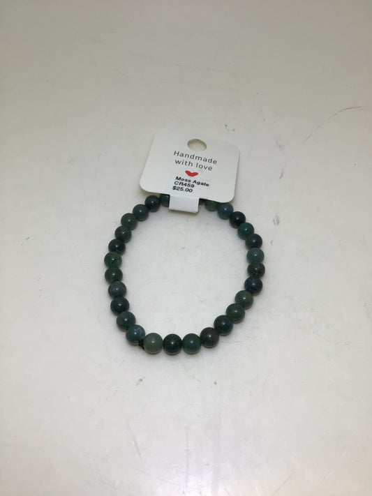 Green Moss Agate Bracelet
