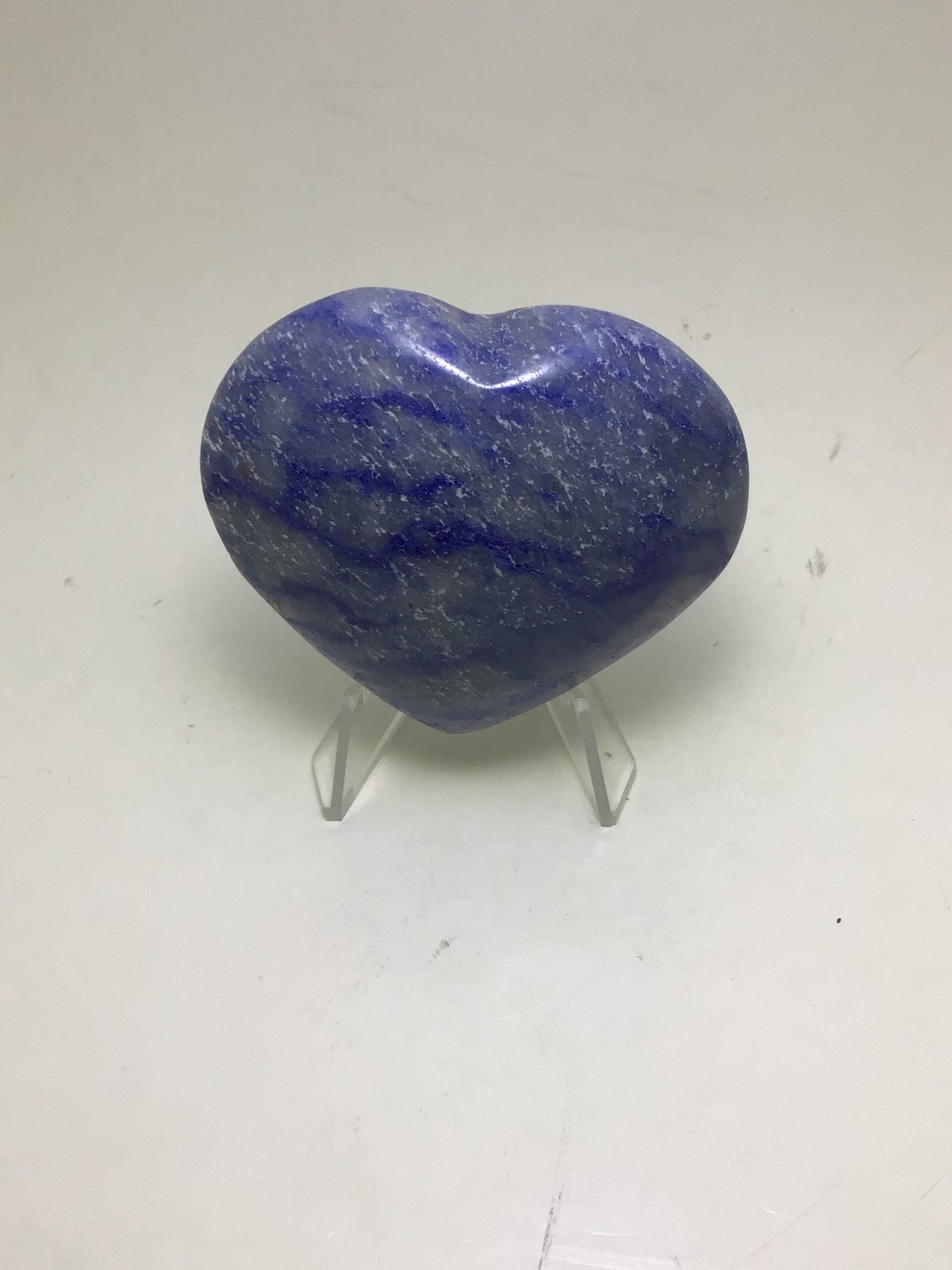 Blue Quartz Heart