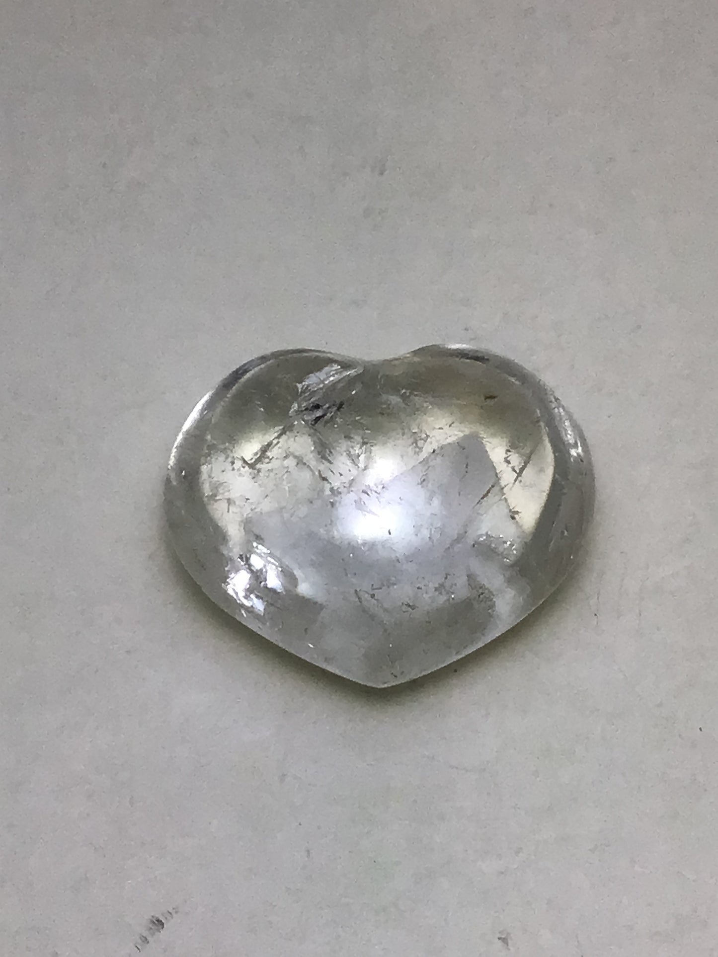 Clear Quartz Heart
