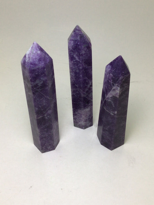 Lepidolite Point