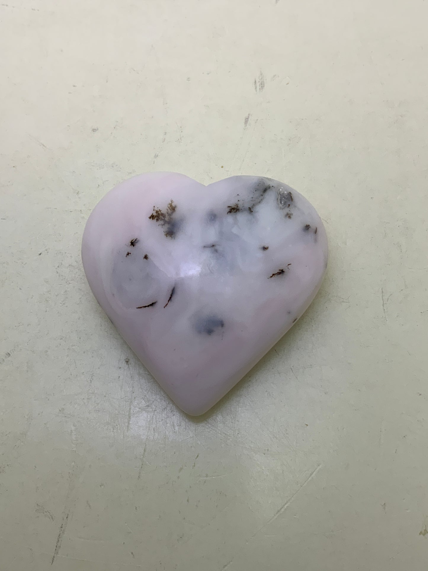 Pink Opal Heart