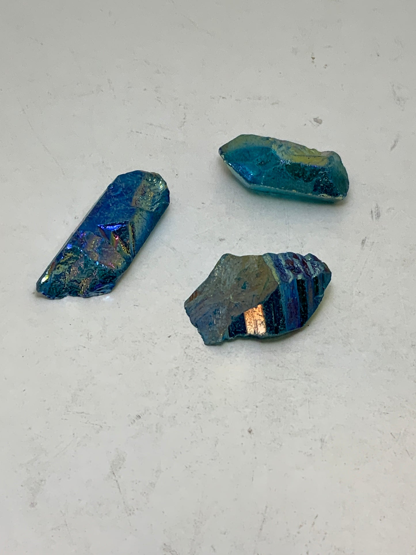 Aqua Aura Quartz Point