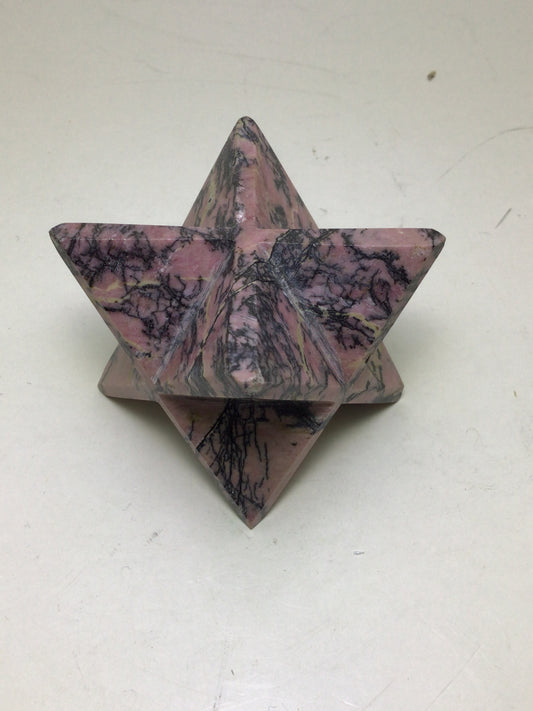 Rhodonite Merkaba