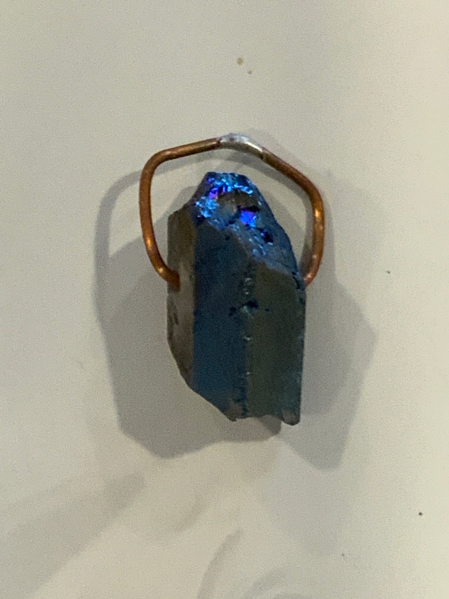 Rainbow Titanium Aura Quartz Pendants