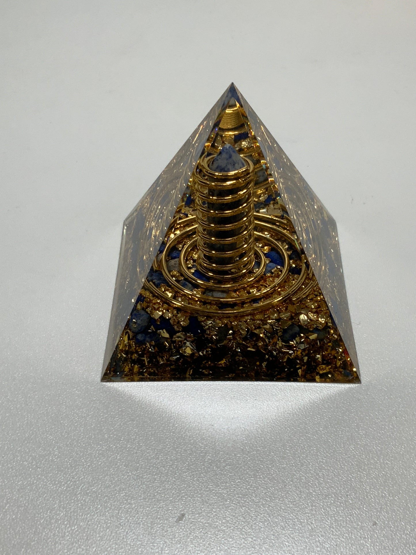 Lapis Orgonite Pyramid
