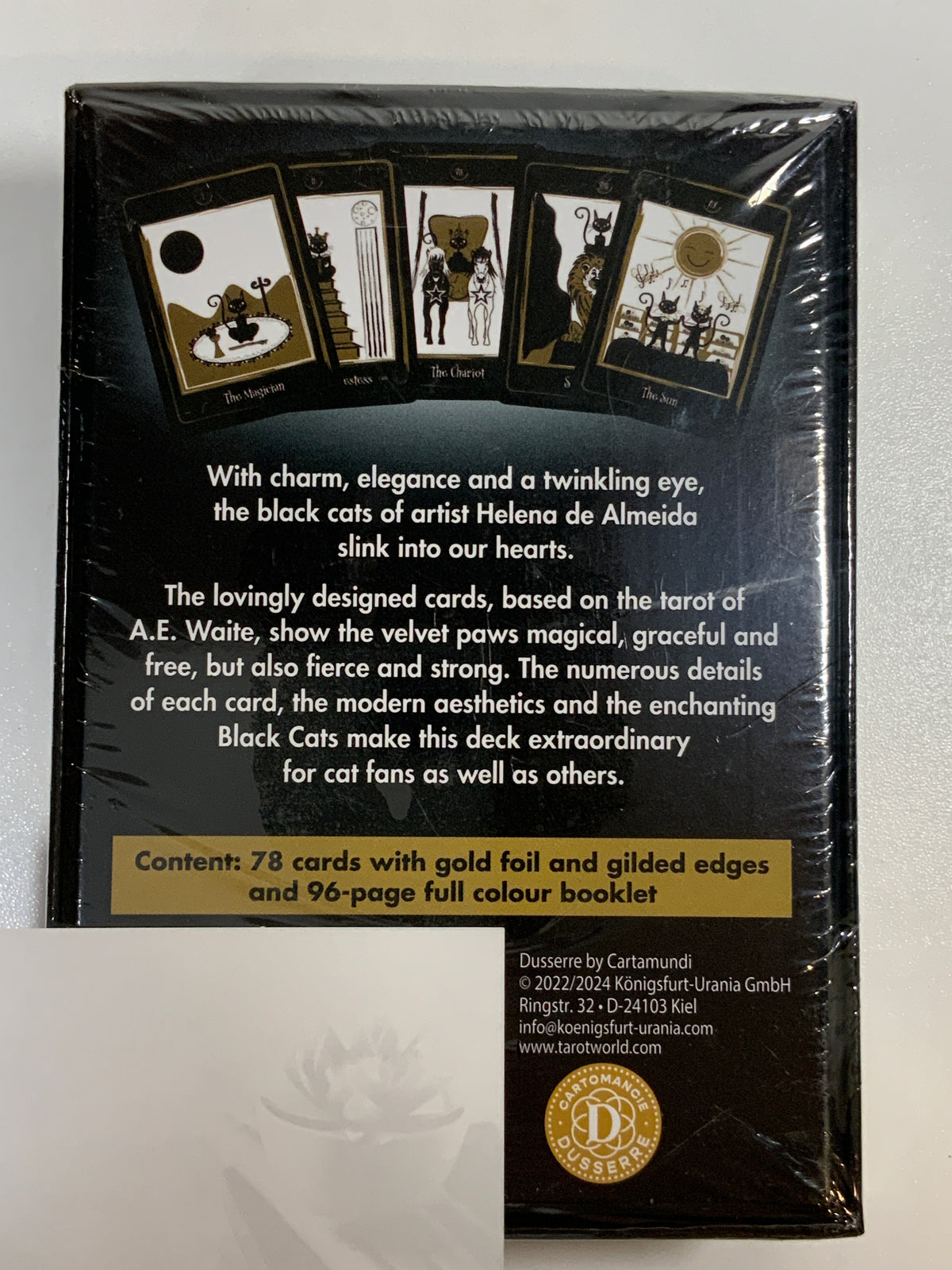Golden Black Cat Tarot