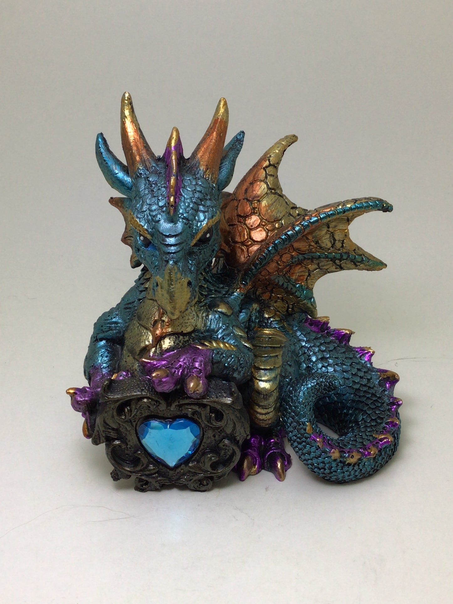 Aqua Baby Dragon with Gem