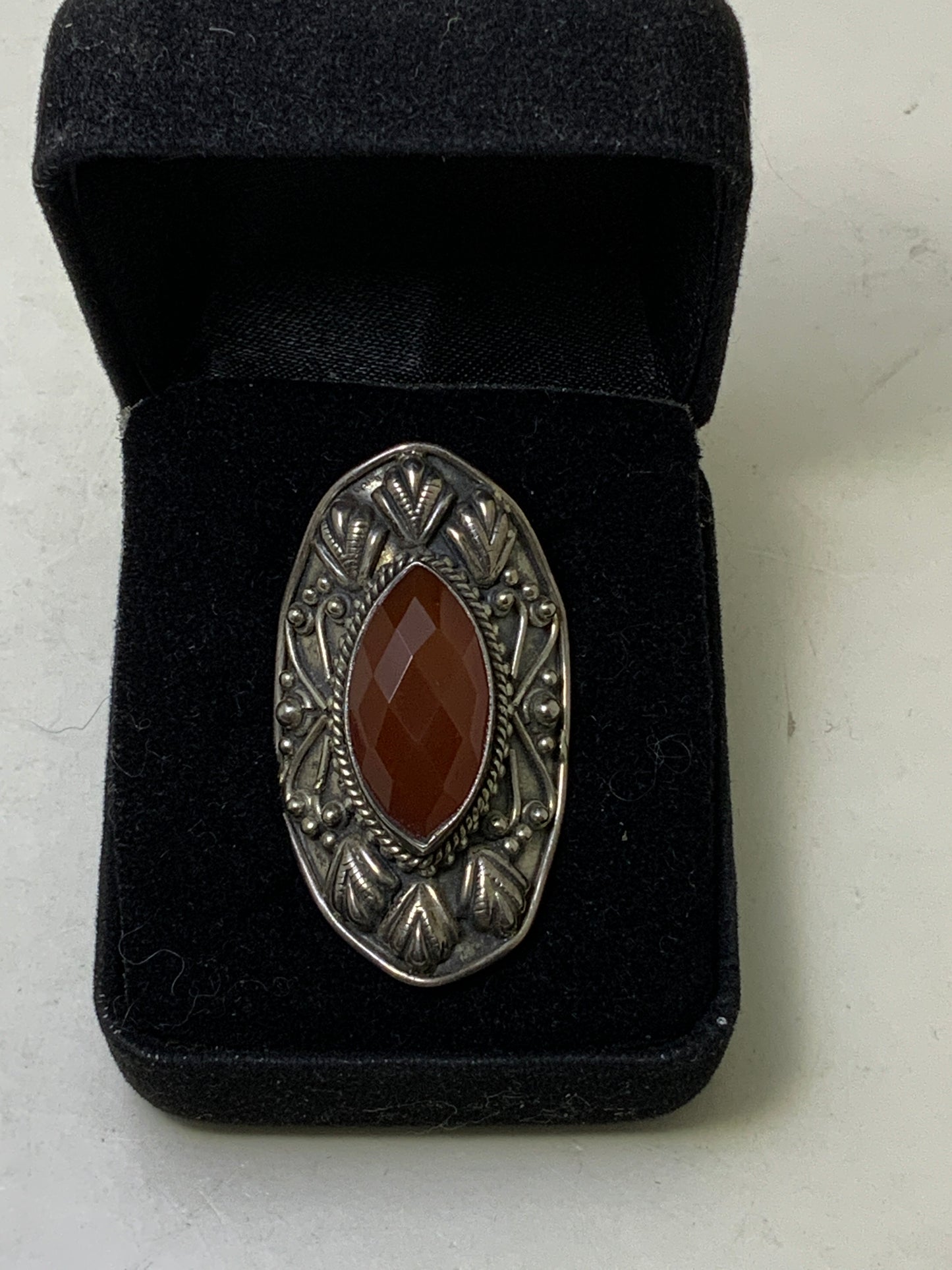 Carnelian Sterling Silver Rings