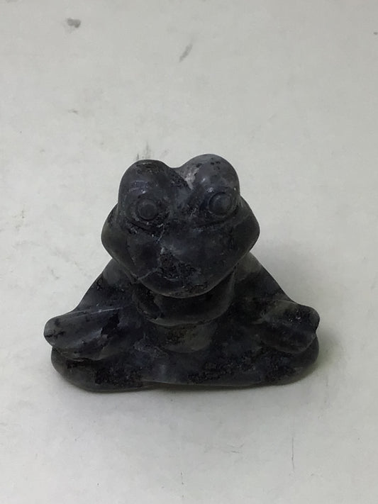 Larvikite Yoga Frog