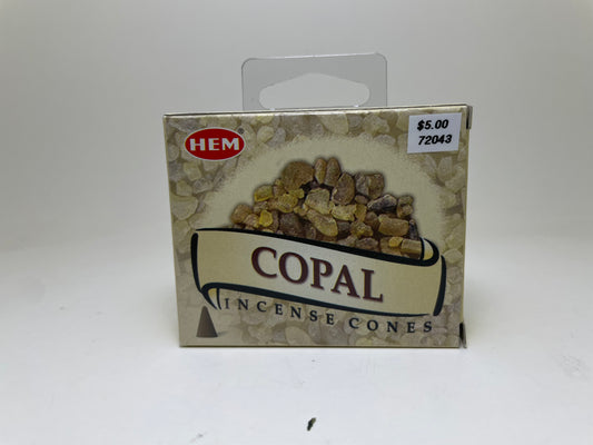 Copal Hem Incense Cones
