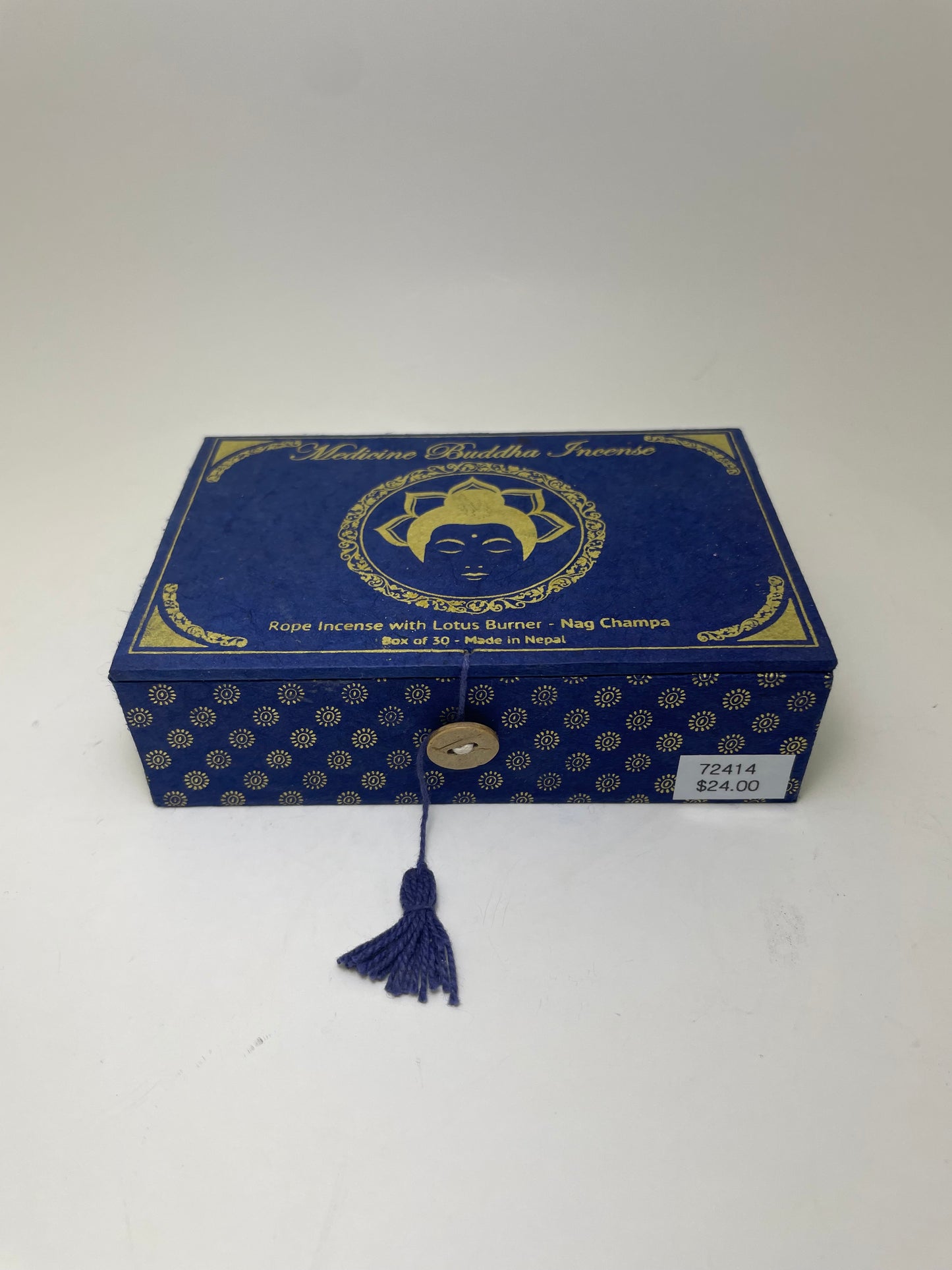 Medicine Buddha Rope Incense Juniper