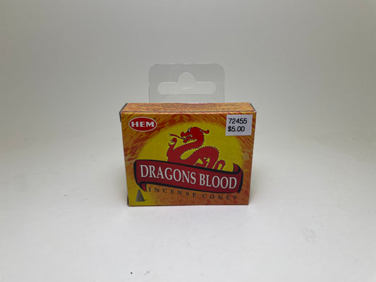 Dragons Blood Hem Incense Cones
