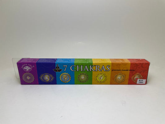 7 Chakra Green Tree Incense Sticks