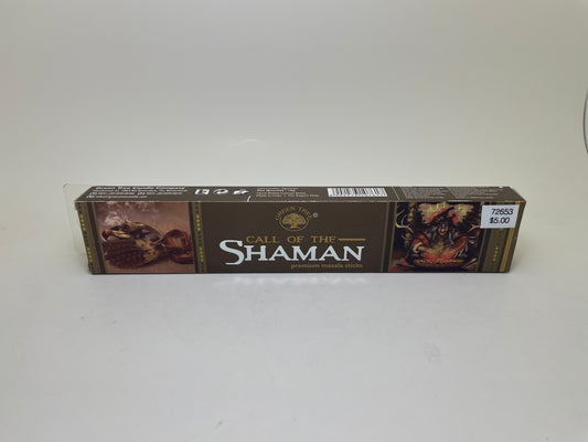 Call of the Shaman Green Tree Incense Sticks