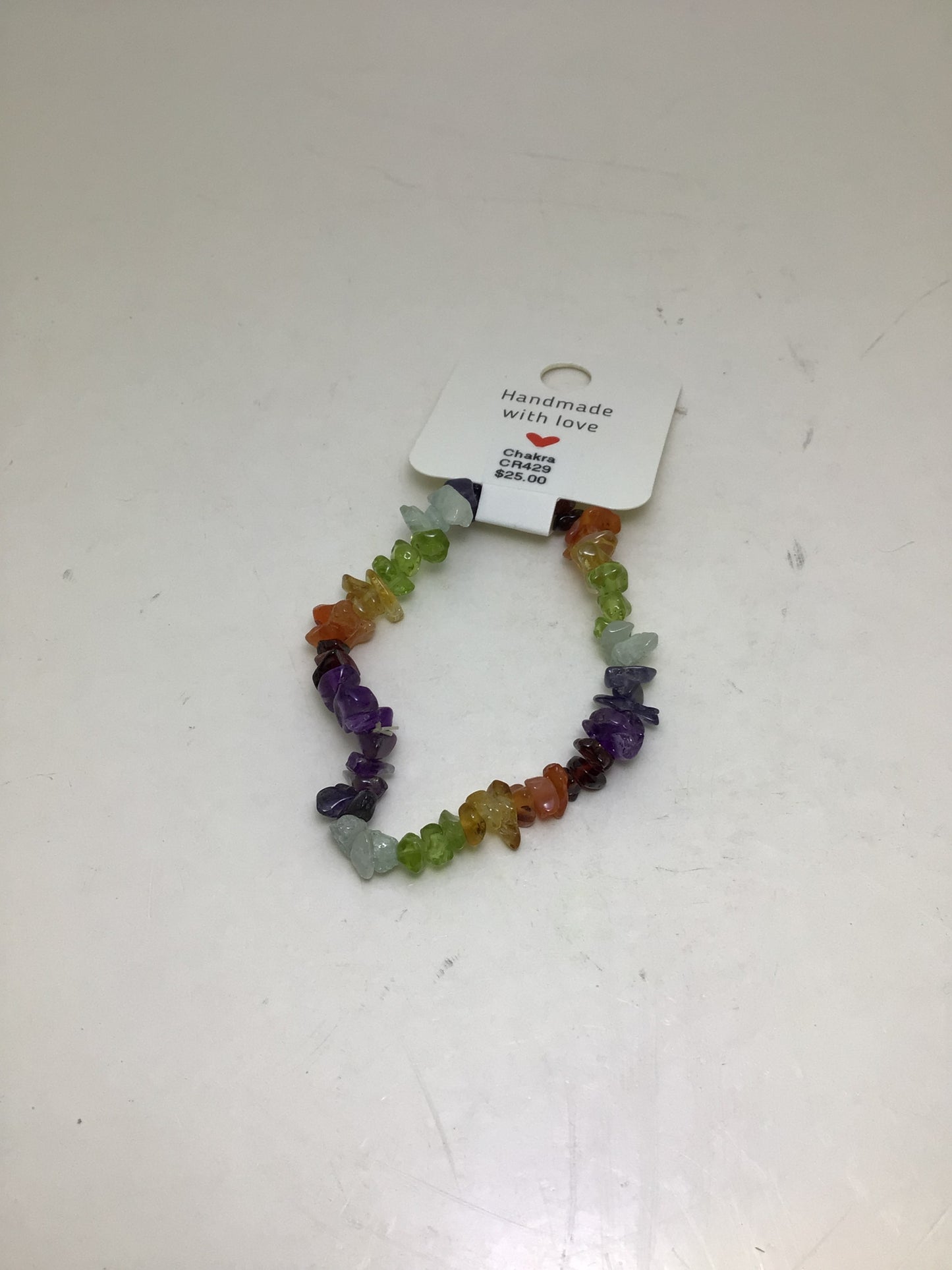 Chakra Stone Chip Bracelet
