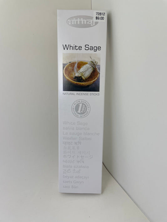 White Sage Nitiraj Incense Sticks