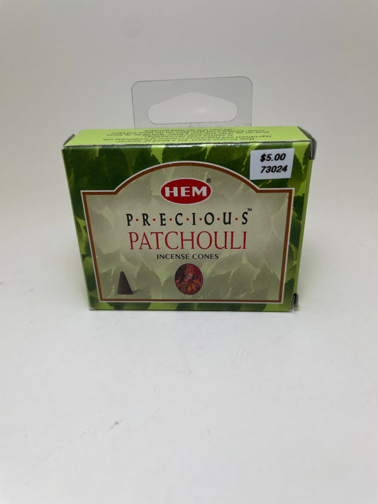Patchouli Hem Incense Cones
