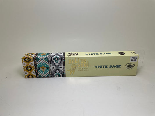White Sage Native Soul Incense Stick