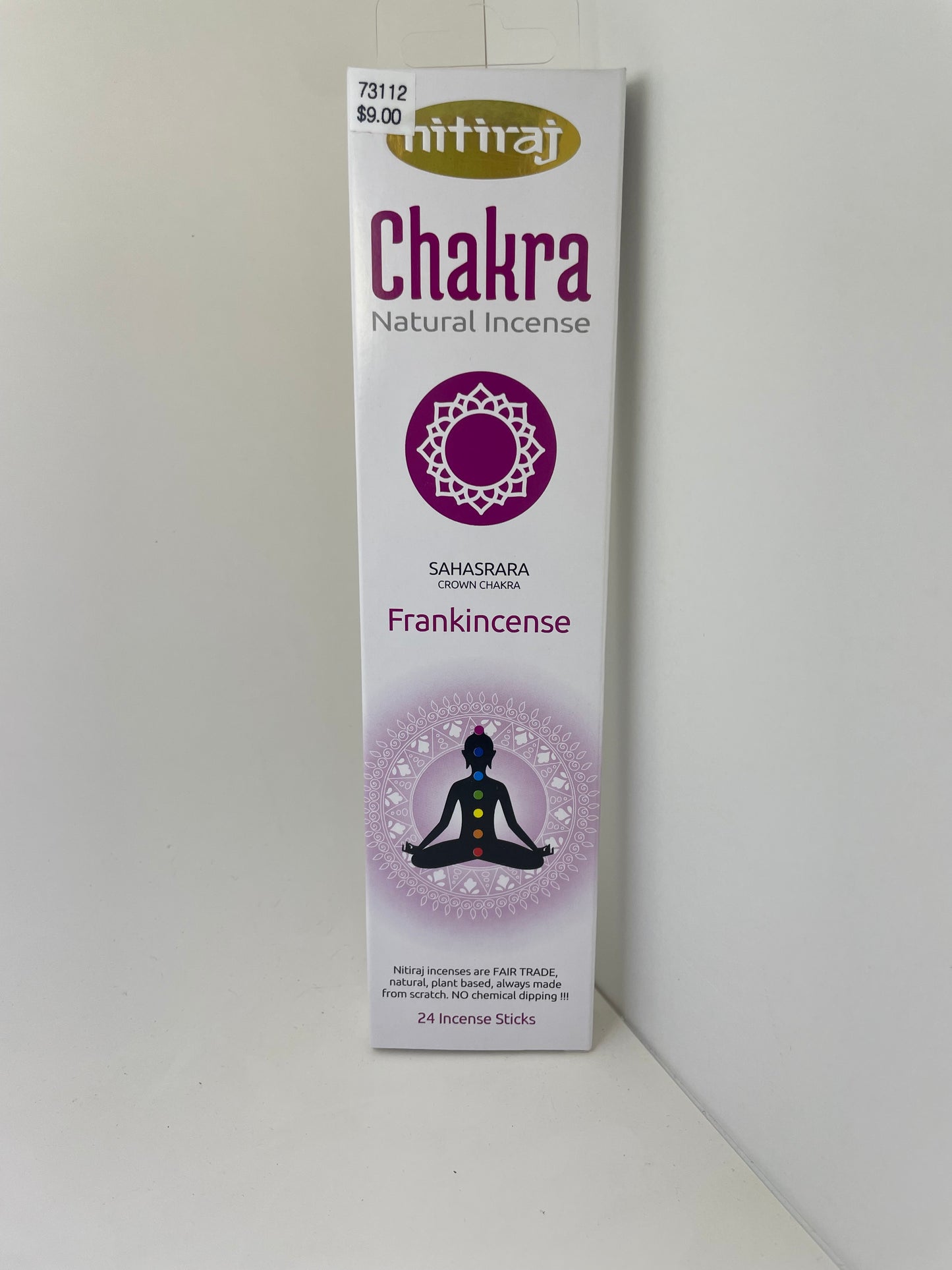 Crown Chakra Nitiraj Frankincense Incense Sticks