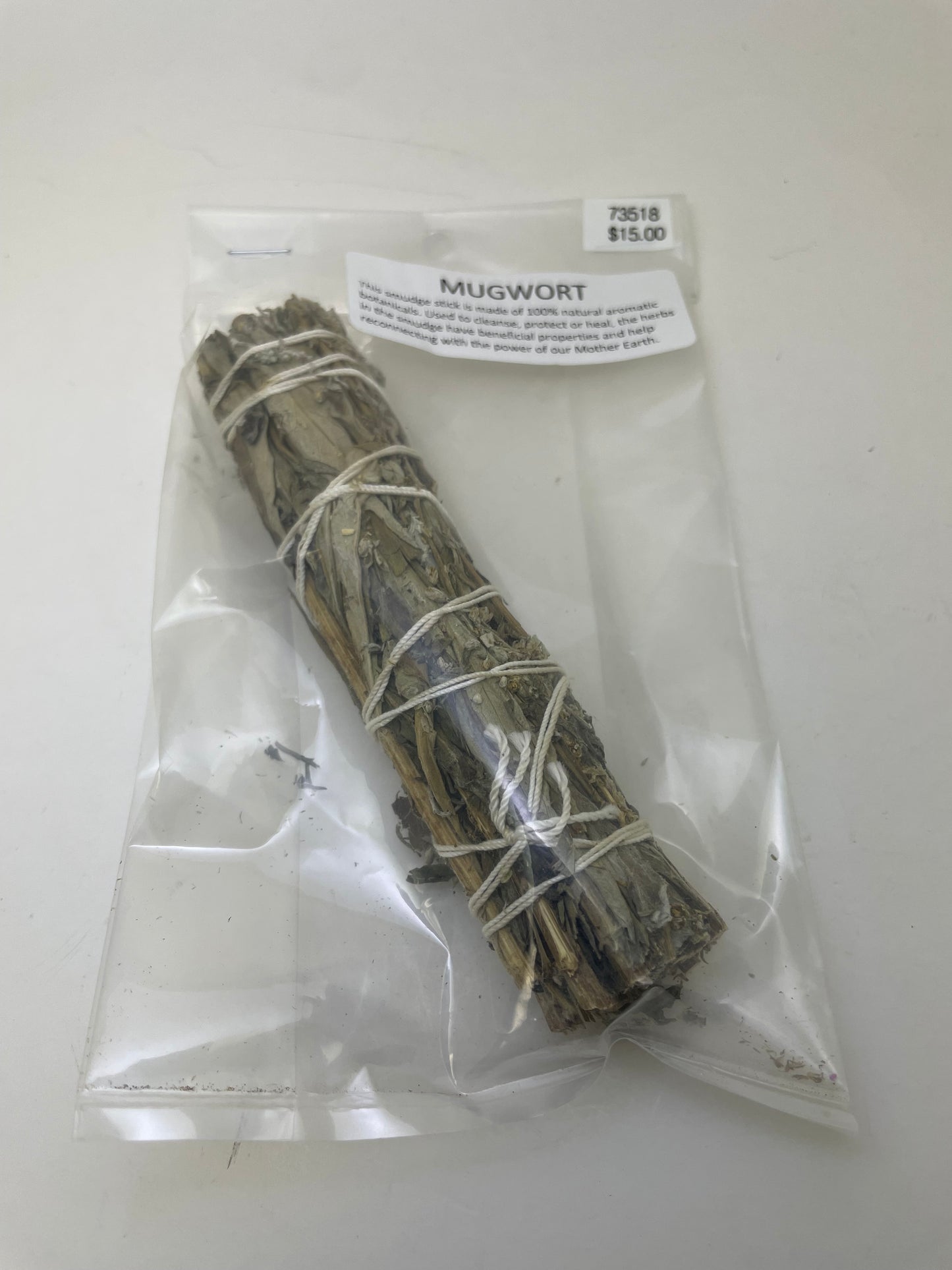 Mugwort 4" Smudge Stick